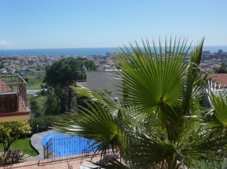 Giardino e piscina