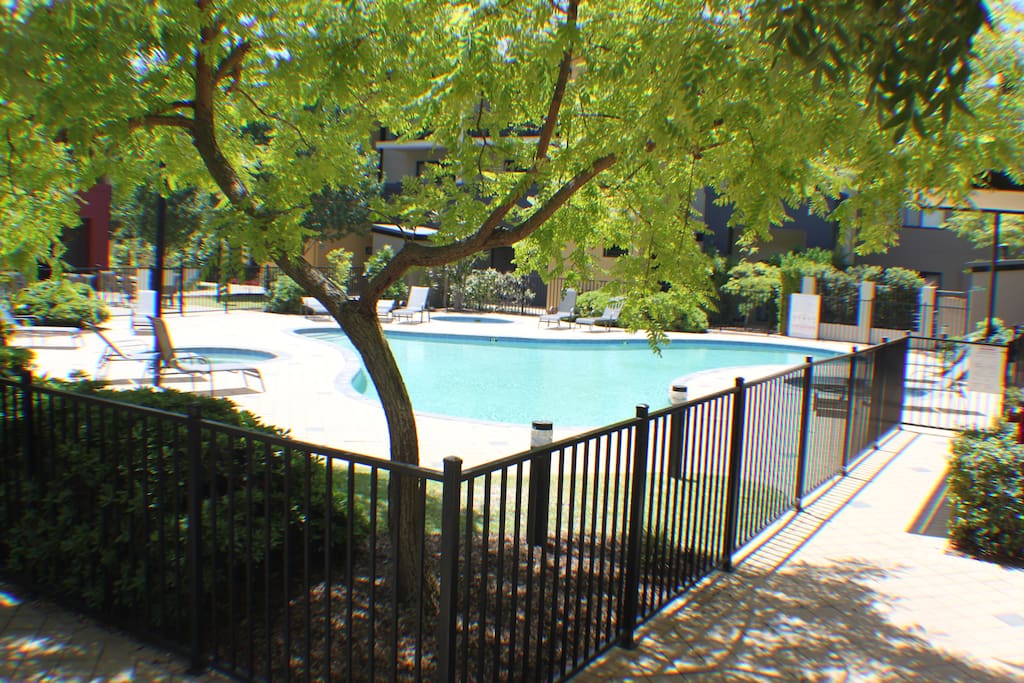 Relax beside the private resort style pool