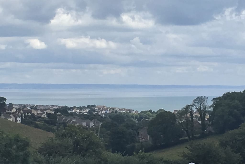 A lovely day overlooking Brixham from the apartment's balcony.
