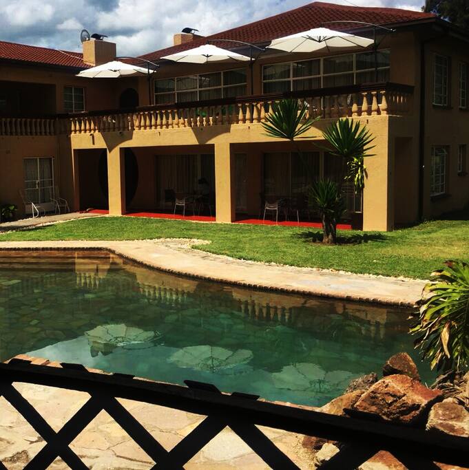 Front view from gazebo