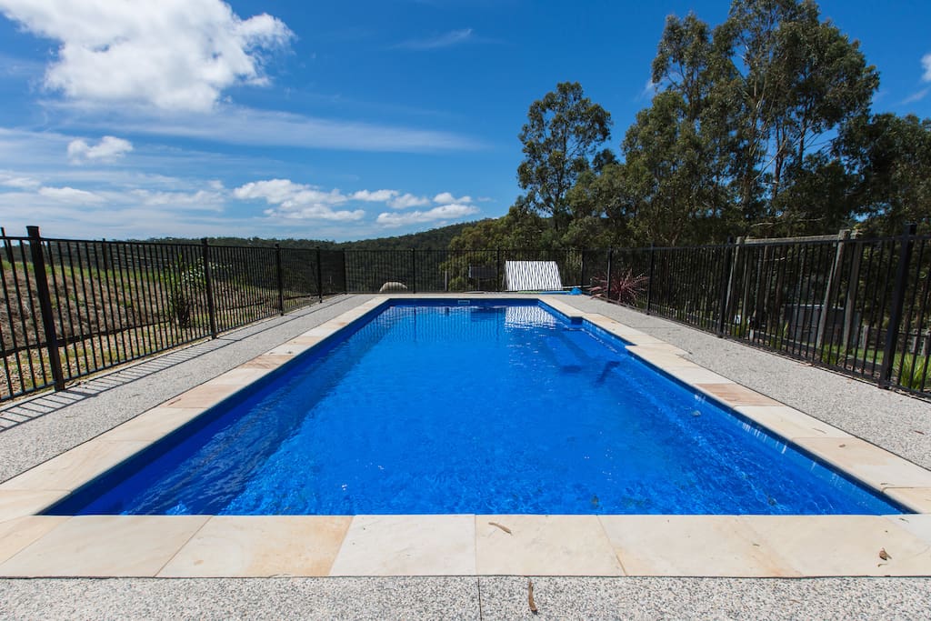 Saltwater swimming pool