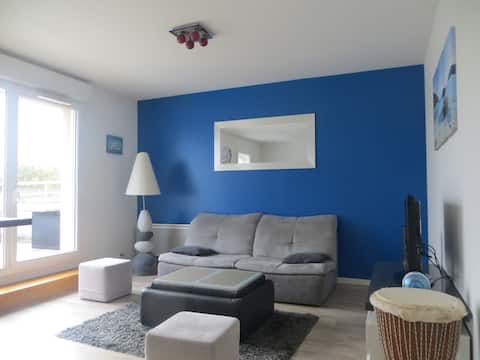 Recent apartment, bright, south-facing terrace!!