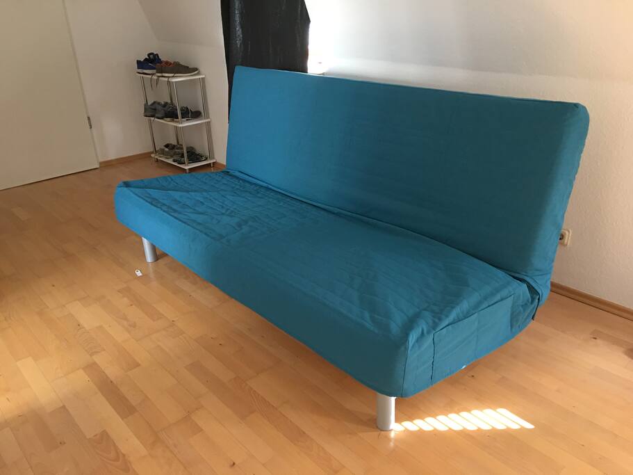 The Sofa/Bed turns into a sofa/couch