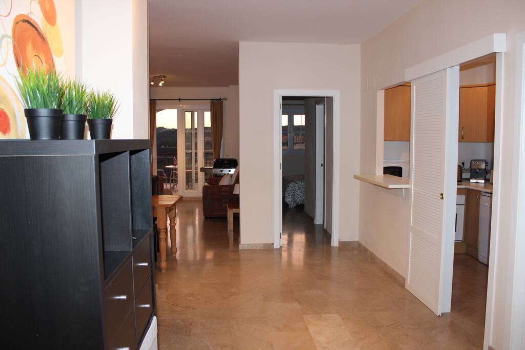 View from the entrace. Kids room and bathroom are on the right.