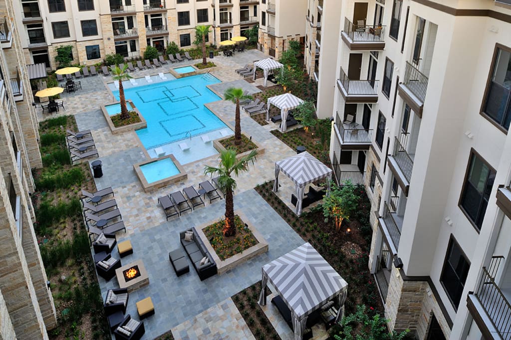 Aerial View of pool