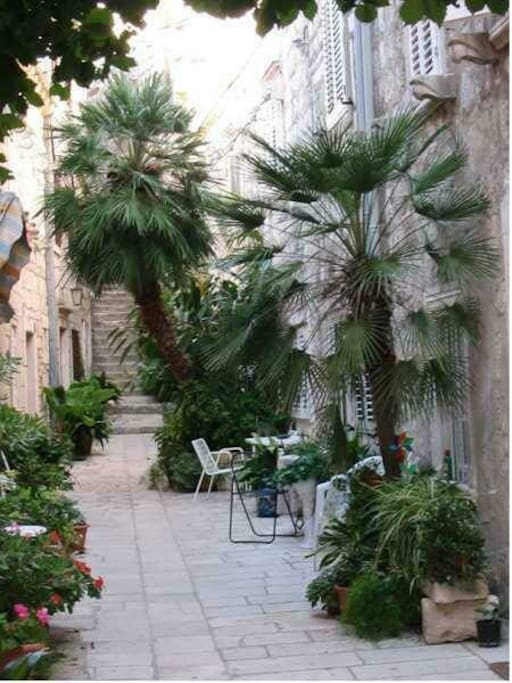 straat in orebic geta