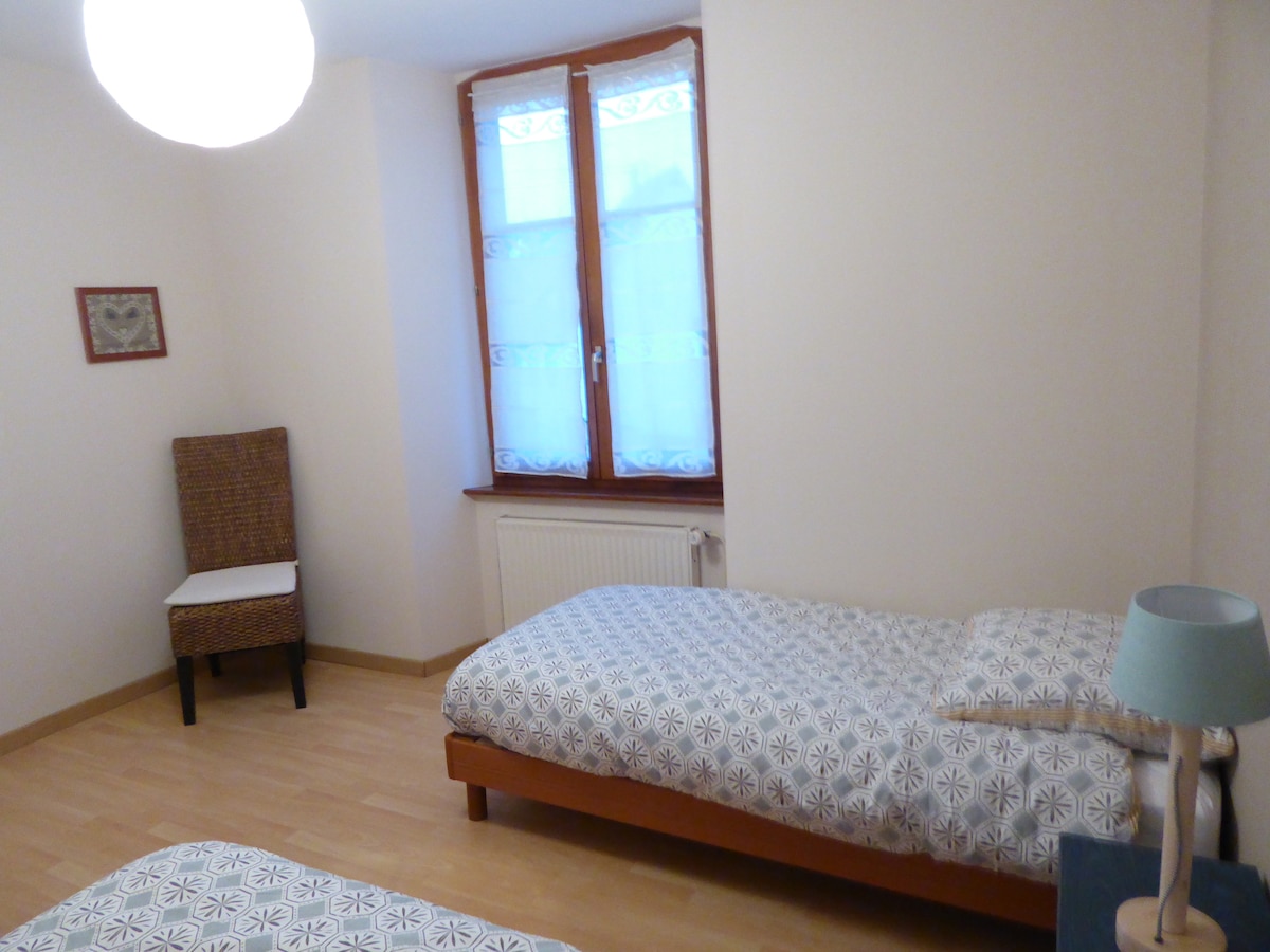 Seconde chambre avec 2 lits simples (190x90 cm)