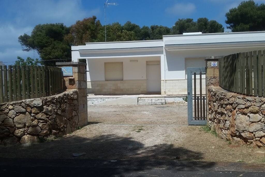 Accesso alla villa