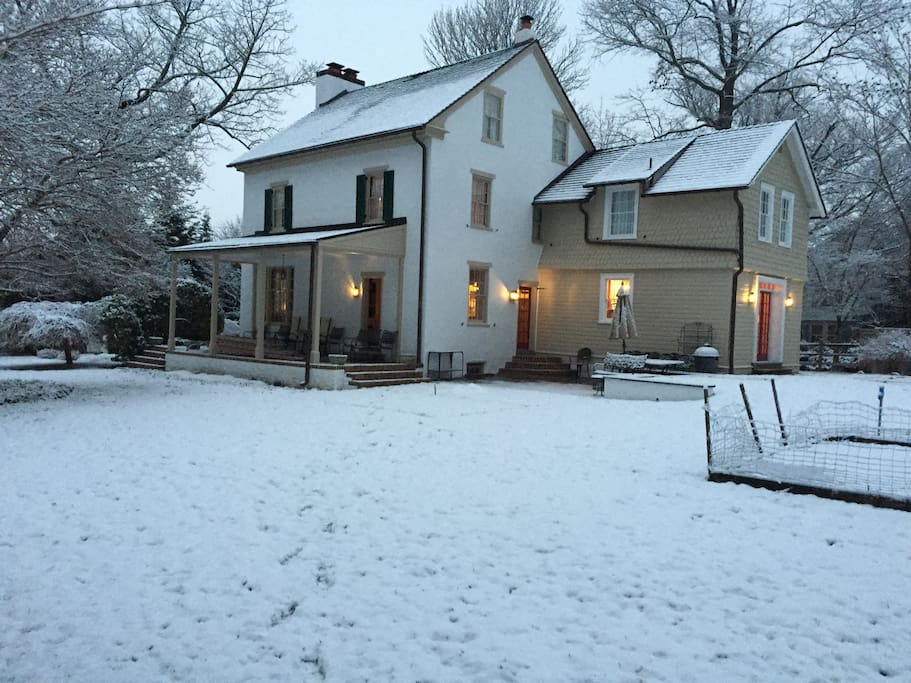 Recently restored throughout, brought back to traditional Pennsylvania farmhouse style. (Winter)