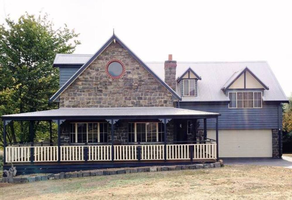 Bluestones - facade of house