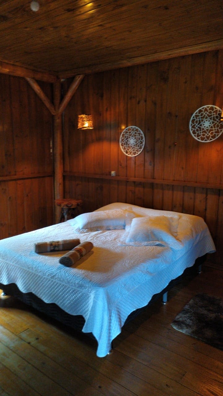 Double bedroom at the top.