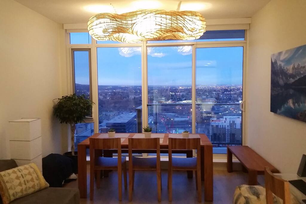 Living and dining area