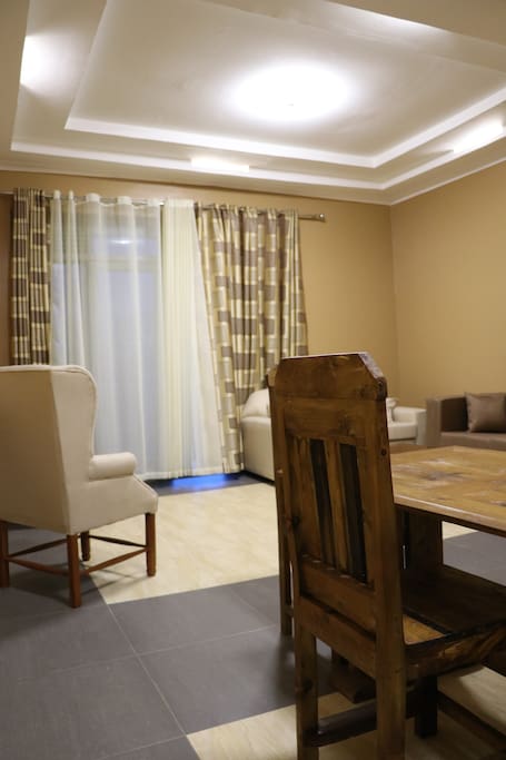 Living room with new comfortable 6 seats