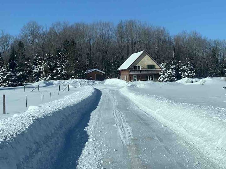 Pond Island Lodge, ORV Trails, Onsite Fishing Houses for Rent in