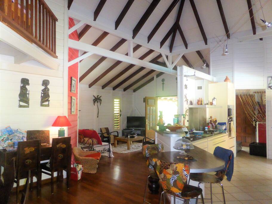 Espace de vie du lodge