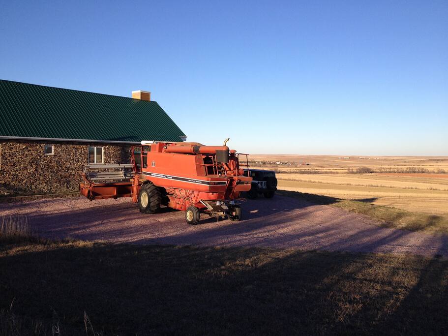 View of Medicine Creek valley and ranch...farm/ranch country.