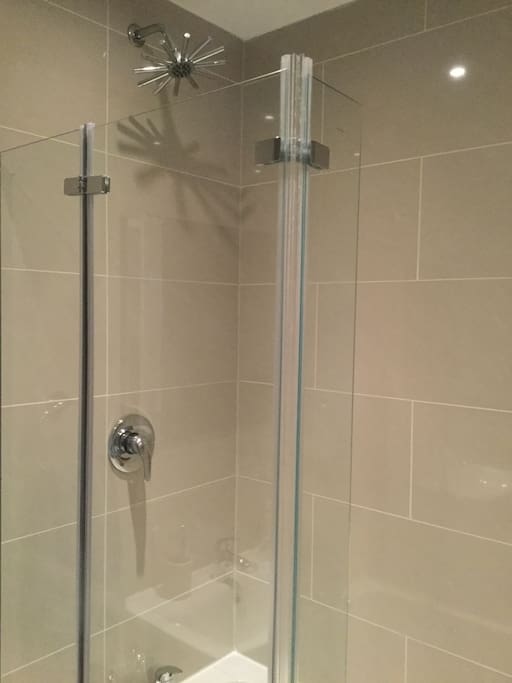 The shower is excellent!