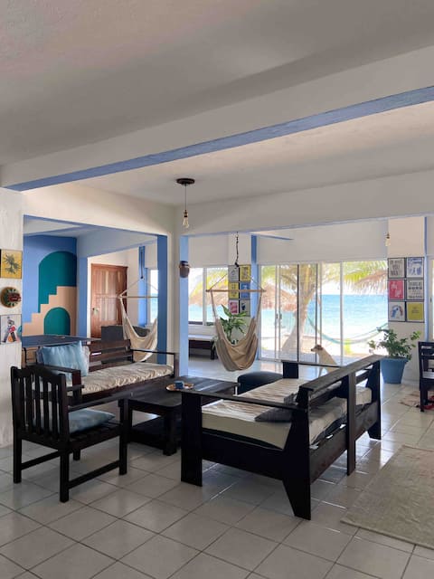 Private cabin on the beach.