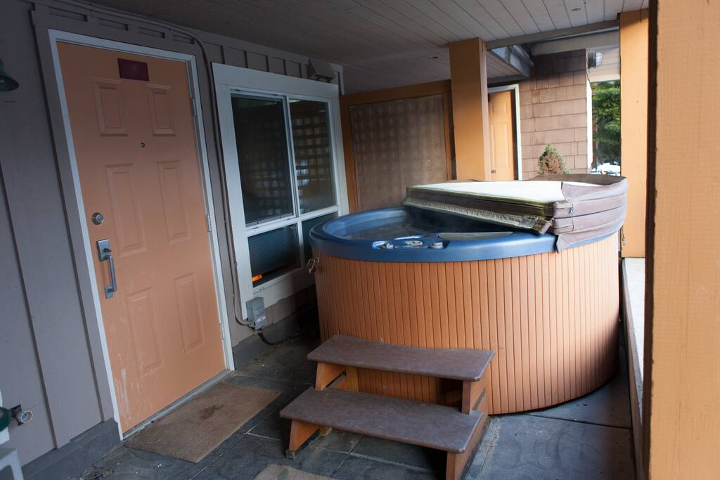 Your clean, maintained, private hot tub.