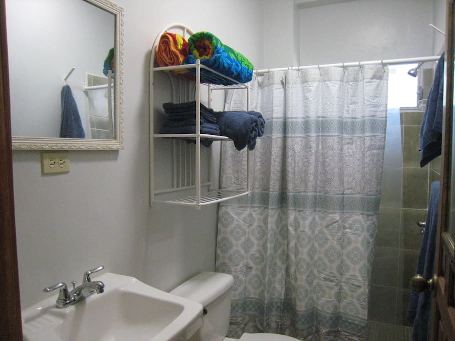 Clean bathroom