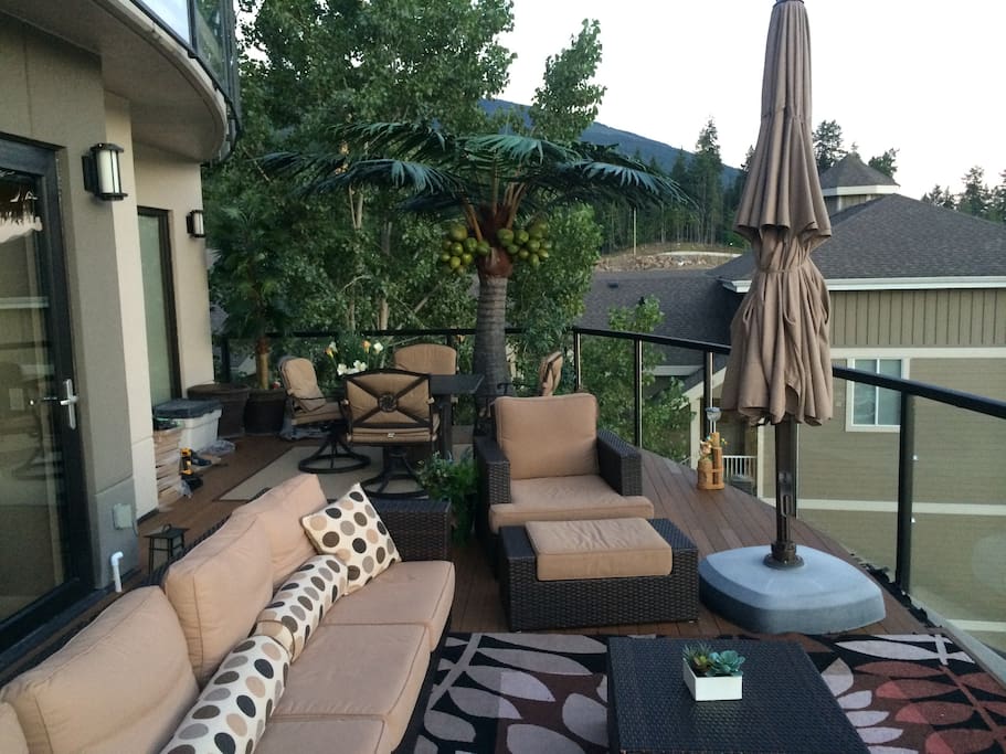 Large beautiful balcony