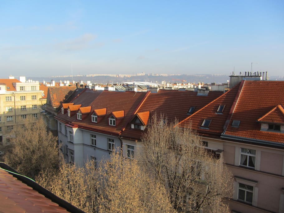 Actual view from bedroom balcony.