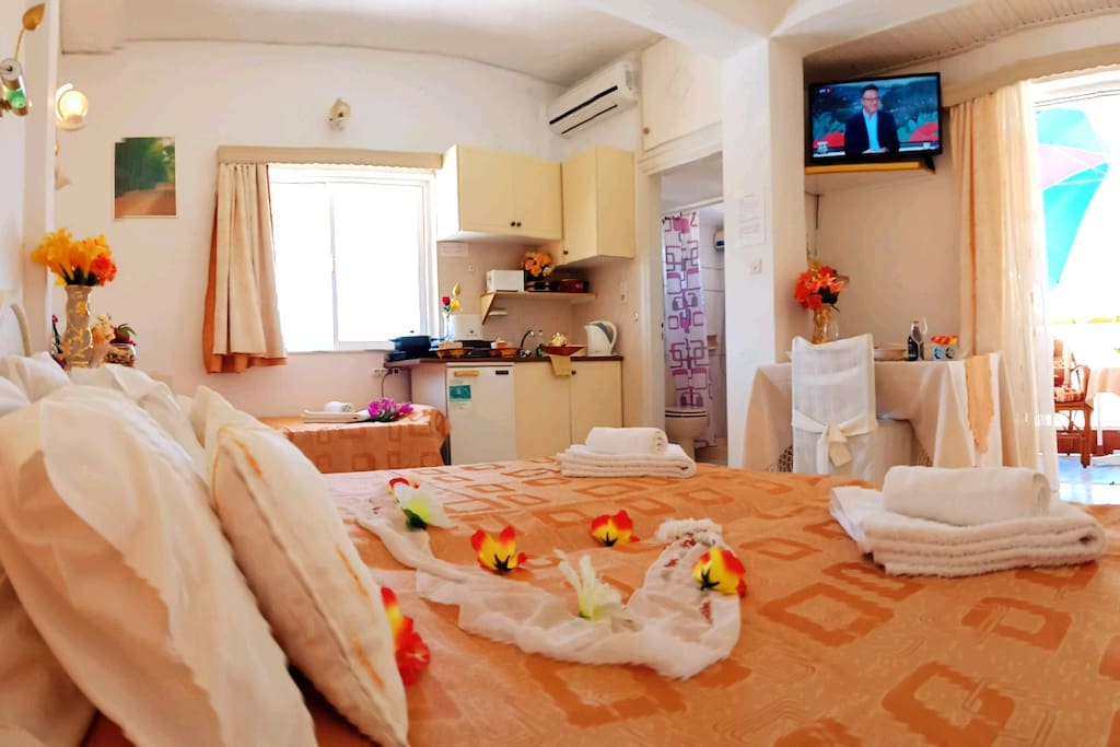 family apartment for 2-3 persons 31 m2 private balcony and beautiful views