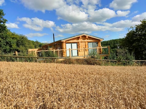 Unique handbuilt cedar log cabin hot tub & Sauna