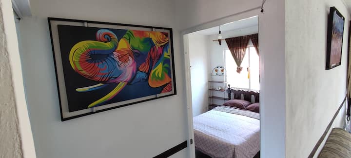 Pasillo, Vista a la recamara 2 