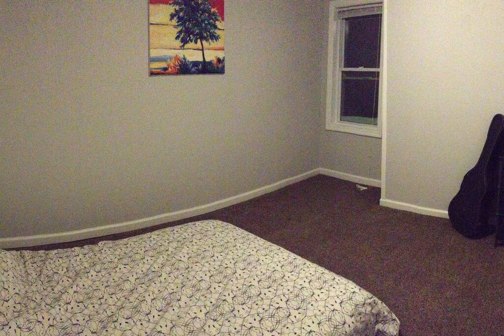 Private room with air mattress