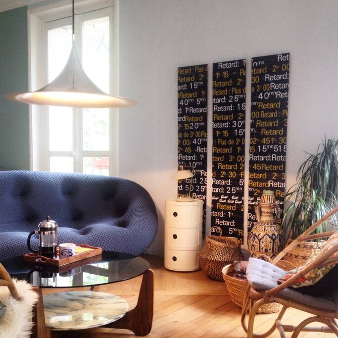 Mix style, retro and contemporary