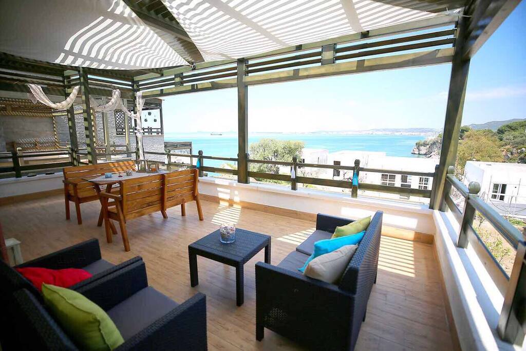 Veranda with view from the top (2nd photo)