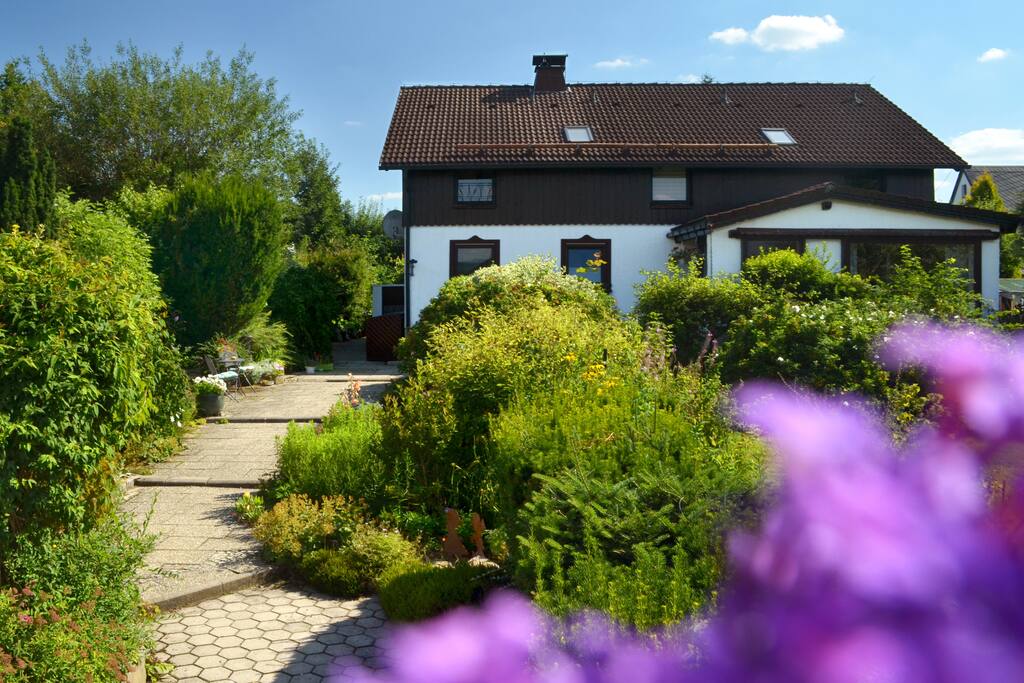 Unser Haus in der Nordansicht