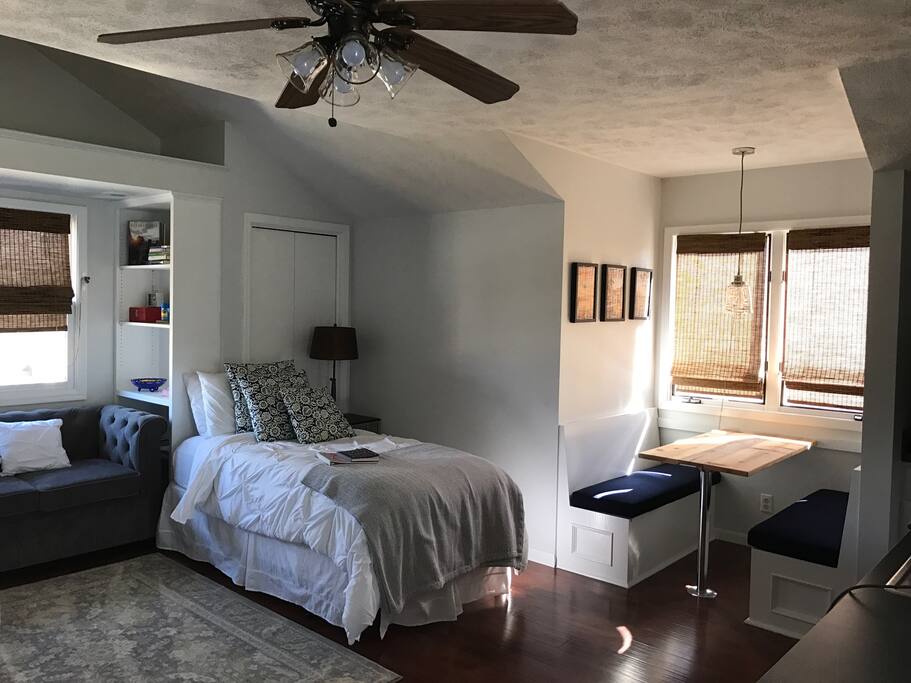 Enjoy a cozy place to relax with all the comforts of home and more. You won't be disappointed.