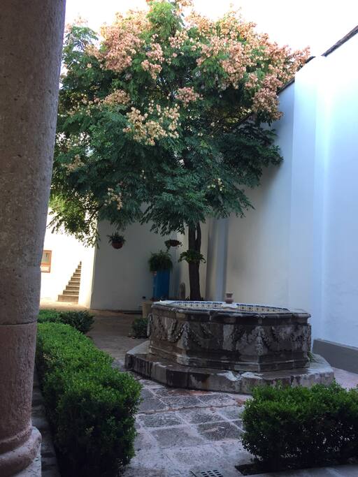 Fuente en patio