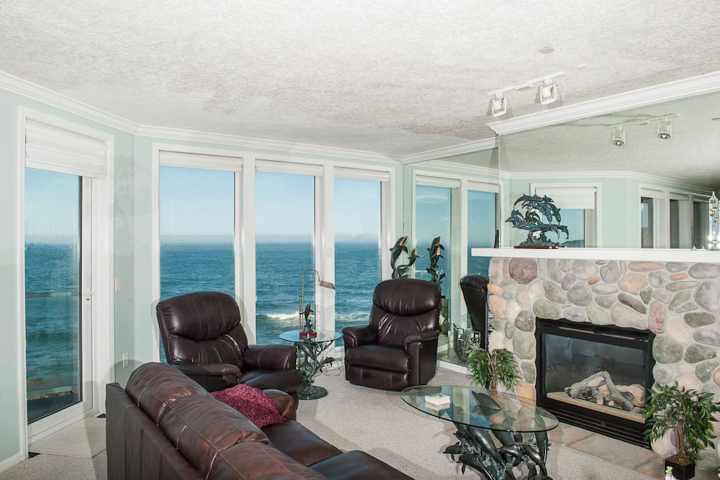 Oceanfront Living Room