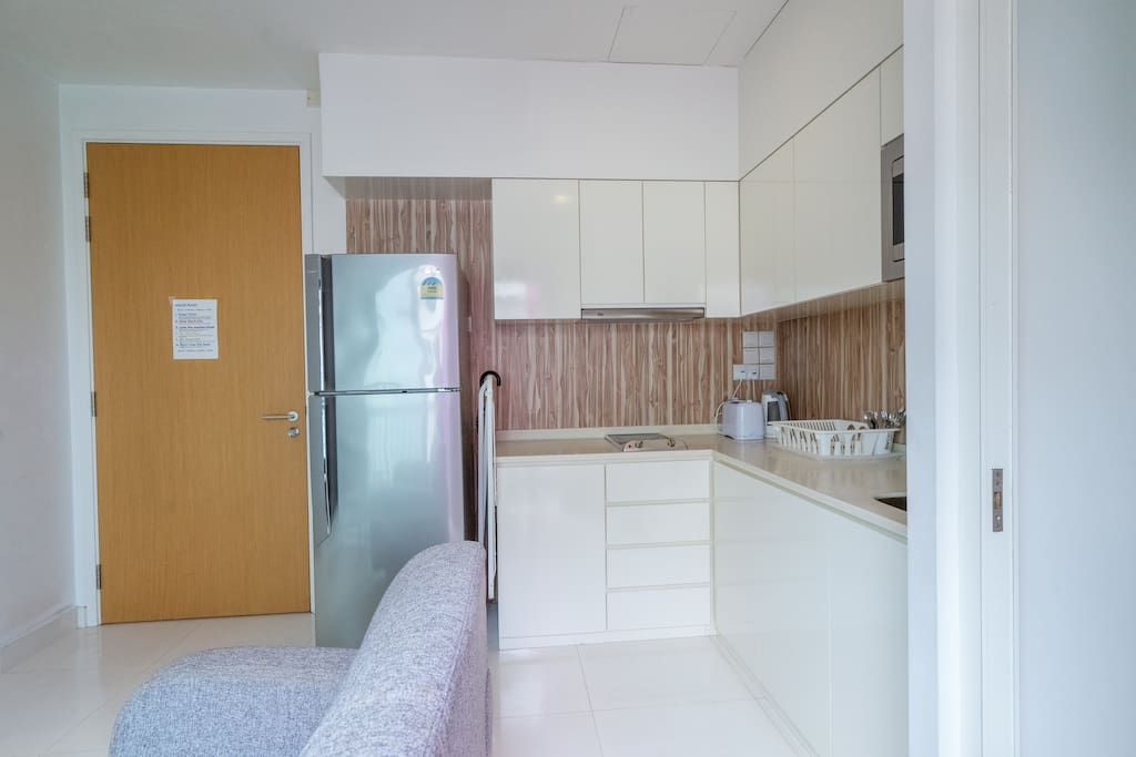 Living Room + Kitchen + Door