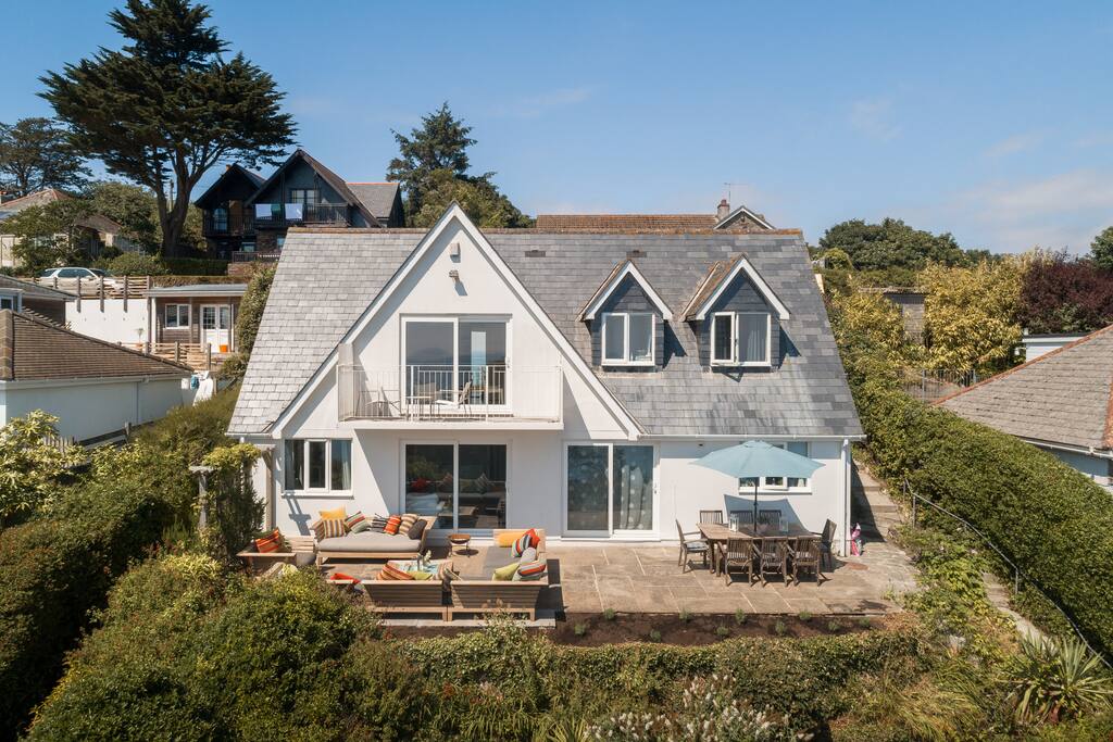 Unique beach house with sea views. Sleeps 8 Houses for Rent in