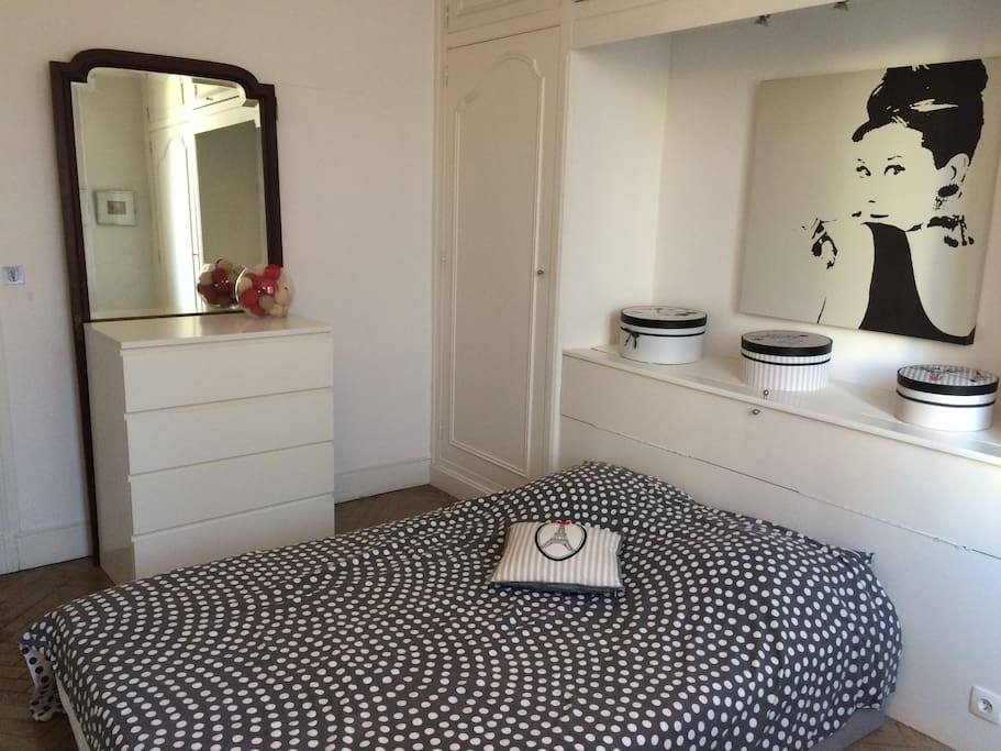 Chambre lit double