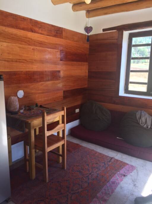 Working area with nice view to the Valley, and lovely loft.