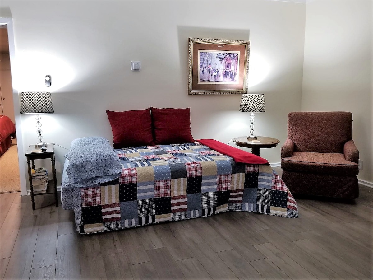 Om te bouwen bank als bed