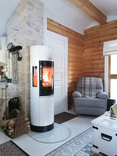 Nice cottage on the shore of the Iijoki river