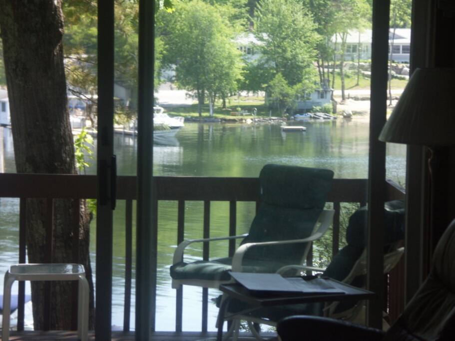 Water view from deck