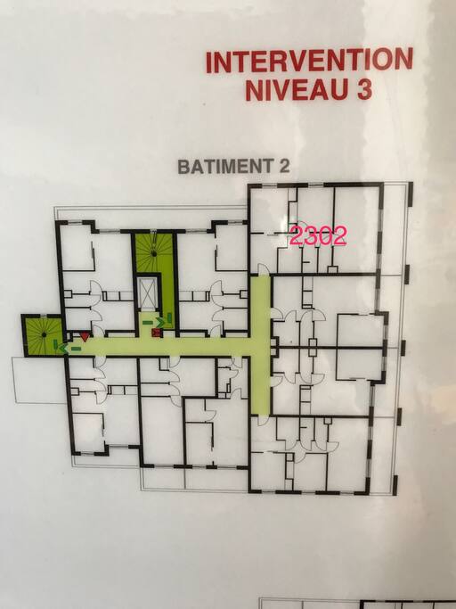 Location in the residence
