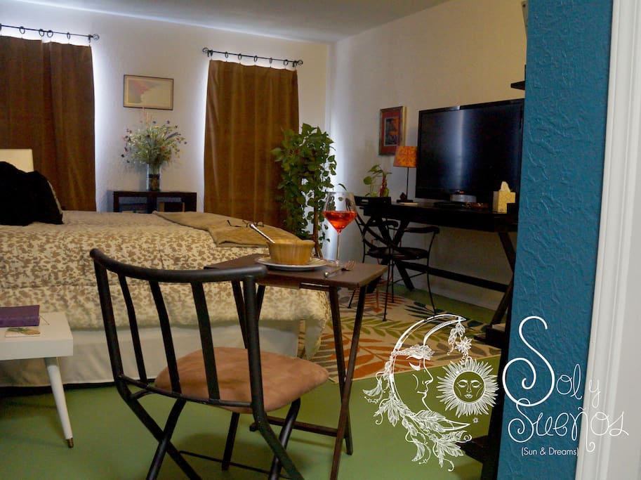 Dining in the room makes it fun, not drab!