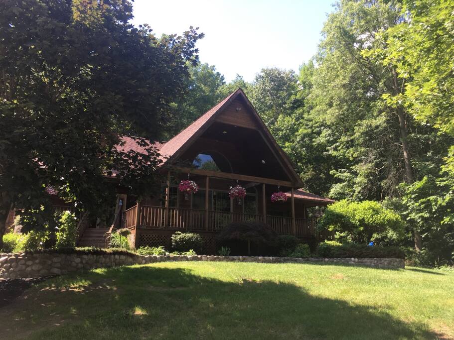 The owner personally designed the home, which is a Chalet Style modified Cape Cod!