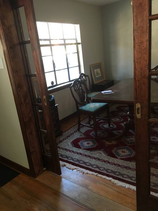 WORK-IN PROGRESS. Dining room. New windows being installed in the entire house on 3/2/18!