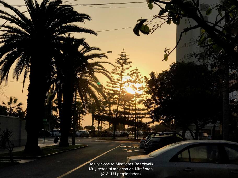 Muy cerca al malecon de Miraflores / Really close to Miraflores Boardwalk