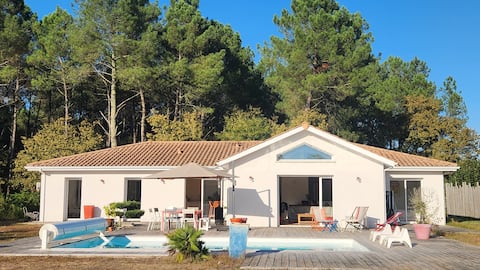 Modern house with pool in Salles