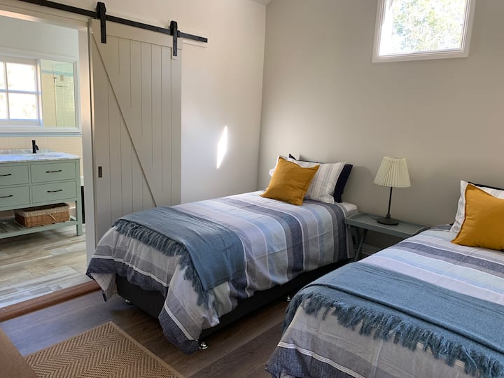 Bedroom Two has 2 x king single beds (can be made into King Bed upon request). 